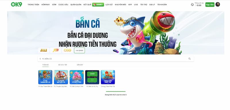 bắn cá ok9
