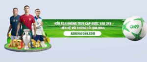 Gửi email đến nhà cái ok9 để được hỗ trợ