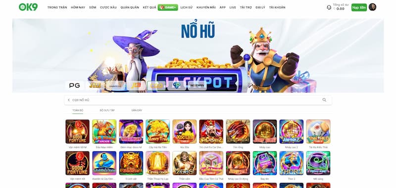 nổ hũ ok9